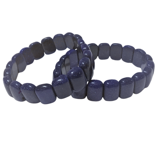 Small Oval Bracelet GOLDSTONE BLUE