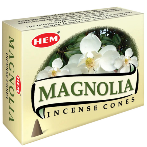 HEM Incense Cones MAGNOLIA BOX of 12 Packets