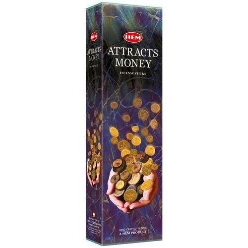HEM Incense Garden ATTRACTS MONEY 65g BOX of 6 Packets