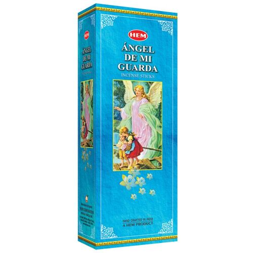 HEM Incense Hex ANGEL DE MI GUARDA 20 stick BOX of 6 Packets