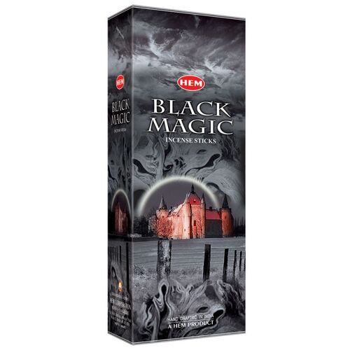HEM Incense Hex BLACK MAGIC 20 stick BOX of 6 Packets
