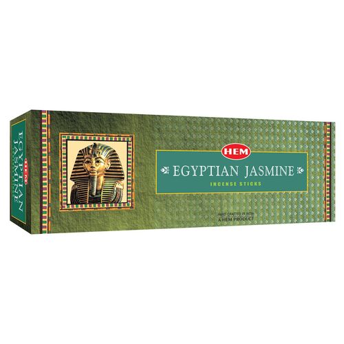 HEM Incense Hex EGYPTIAN JASMINE 20 stick BOX of 6 Packets