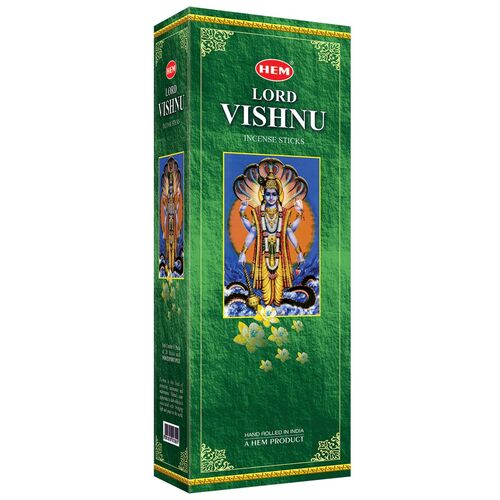 HEM Incense Hex LORD VISHNU 20 stick BOX of 6 Packets