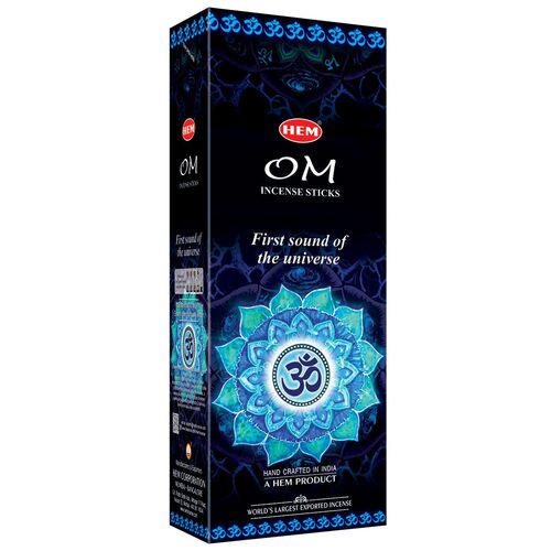 HEM Incense Hex OM 20 stick BOX of 6 Packets