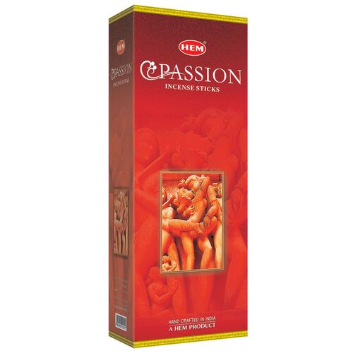 HEM Incense Hex PASSION 20 stick BOX of 6 Packets