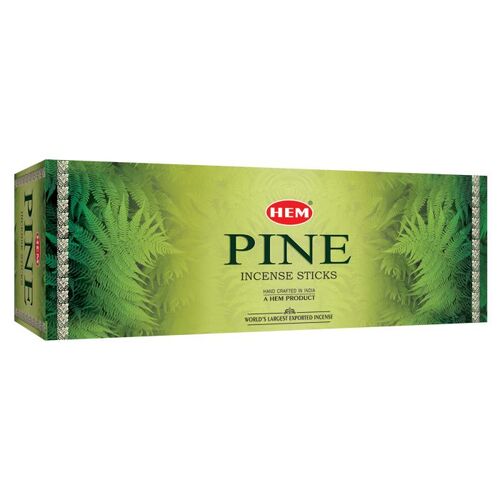 HEM Incense Hex PINE 20 stick BOX of 6 Packets