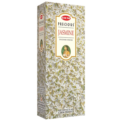 HEM Incense Hex PRECIOUS JASMINE 20 stick BOX of 6 Packets