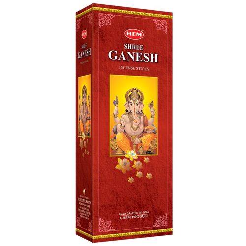 HEM Incense Hex SHREE GANESH 20 stick BOX of 6 Packets