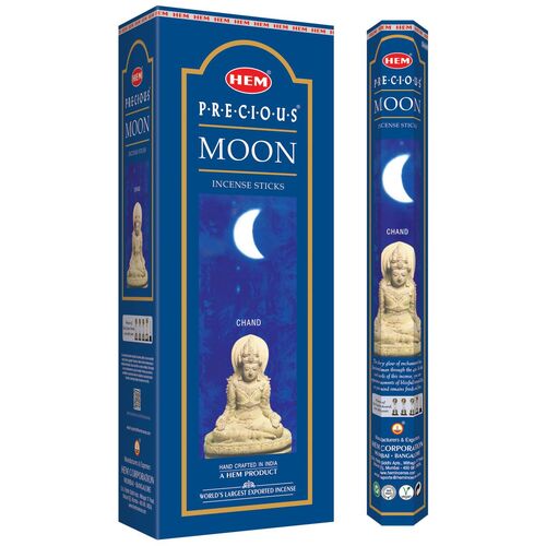 HEM Incense Hex THE MOON 20 stick BOX of 6 Packets
