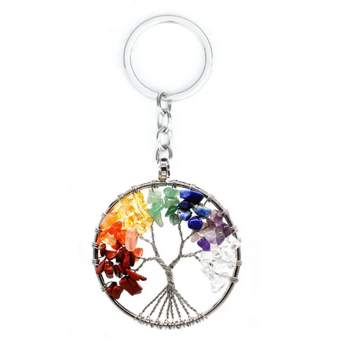 Handmade Key Chain TREE OF LIFE Chakra 50mm 