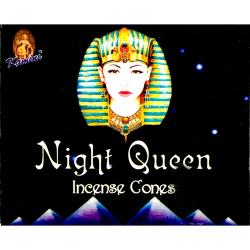 Kamini Incense Cones NIGHT QUEEN BOX of 12 Packets