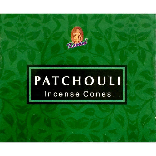 Kamini Incense Cones PATCHOULI BOX of 12 Packets