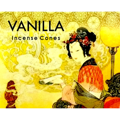 Kamini Incense Cones VANILLA BOX of 12 Packets