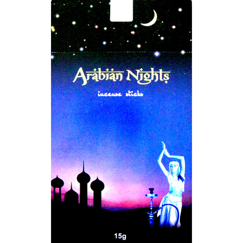 Kamini Incense Flat Pack ARABIAN NIGHTS 15g BOX of 12 Packets