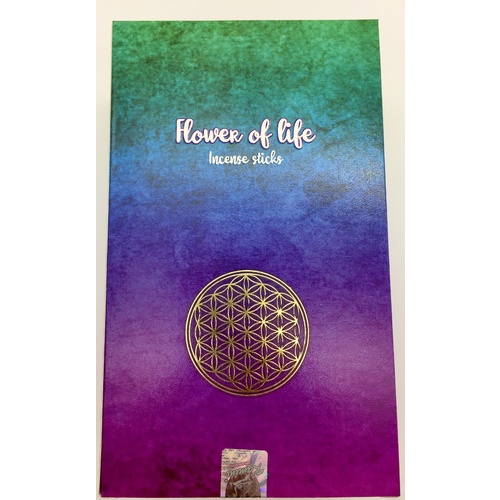 Kamini Incense Flat Pack FLOWER OF LIFE 15g BOX of 12 packets