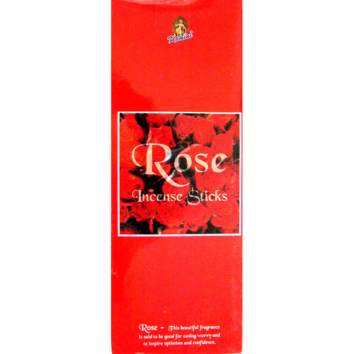 Kamini Incense Hex ROSE 20 stick BOX of 6 Packets