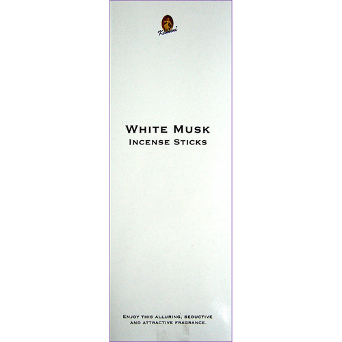 Kamini Incense Square WHITE MUSK 8 stick BOX of 25 Packets