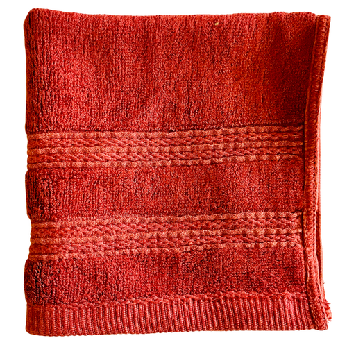 100% Bamboo Face Washer Towel Cloth RUBY RED