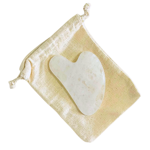 Crystal Gua Sha CRYSTAL QUARTZ Facial Tool