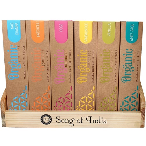 ORGANIC Goodness Display Stand Wooden for both Incense and Cones (EMPTY)