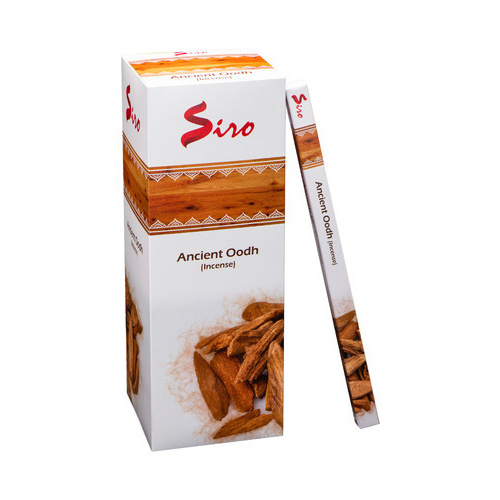 SIRO Incense ANCIENT OODH SQUARE Box of 25 8 stick packets