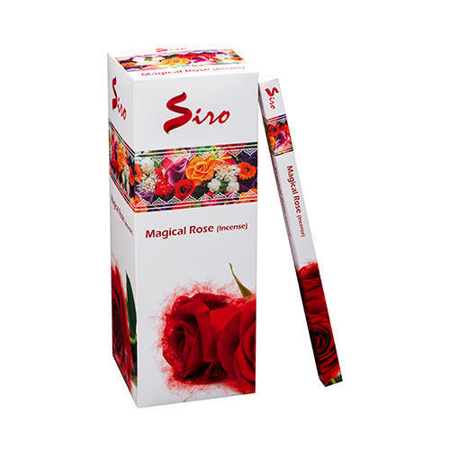 SIRO Incense MAGICAL ROSE SQUARE Box of 25 8 stick packets