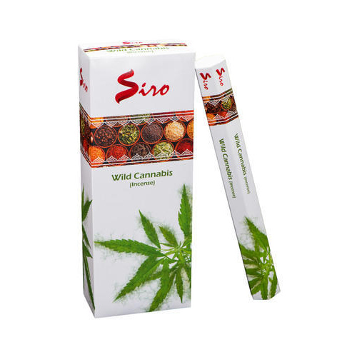 SIRO Incense WILD CANNABIS SQUARE Box of 25 8 stick packets