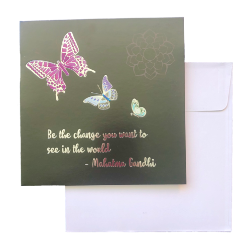 Triskele Arts Cards GANDHI BUTTERFLIES