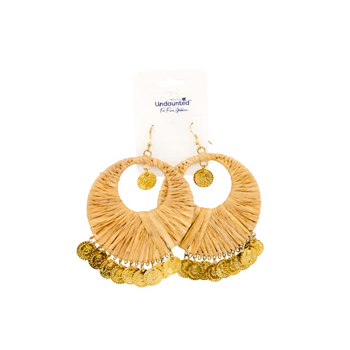 Undaunted Mae Earrings Beige