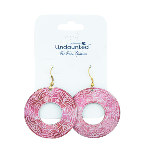 Undaunted Ophelia Earrings Red