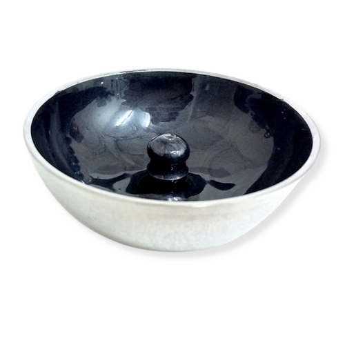 Aluminium Incense Dish BLACK Plain