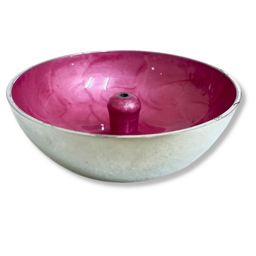 Aluminium Incense Dish PINK Plain