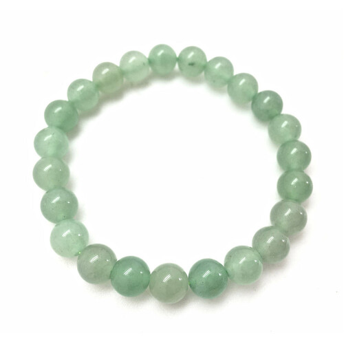 Crystal Bead Bracelet GREEN AVENTURINE 4mm 