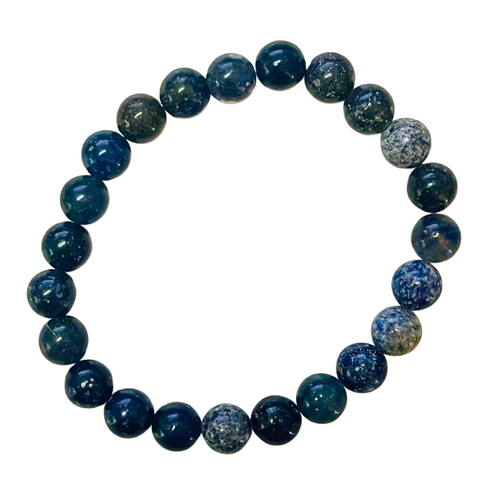 Crystal Bead Bracelet LAZULITE 8mm Small