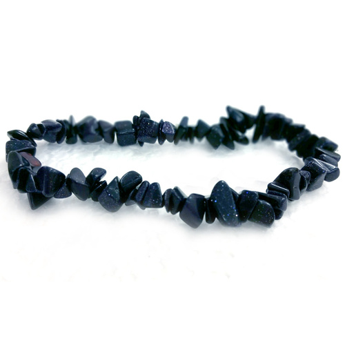 Crystal Chip Bracelet GOLDSTONE BLUE