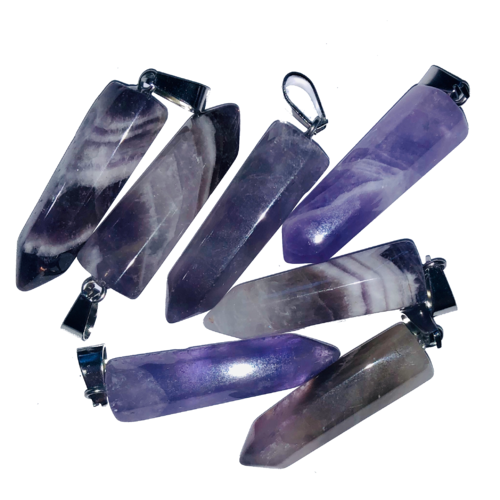 Crystal Pendant Pencil AMETHYST
