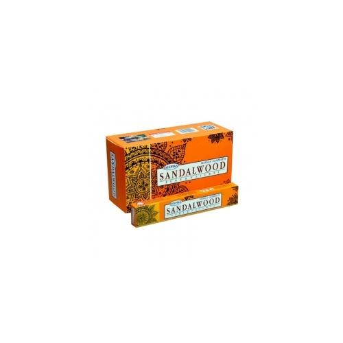Deepika Incense Sticks SANDALWOOD 15g BOX of 12 Packets