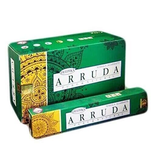 Deepika Incense Sticks ARRUDA 15g BOX of 12 Packets
