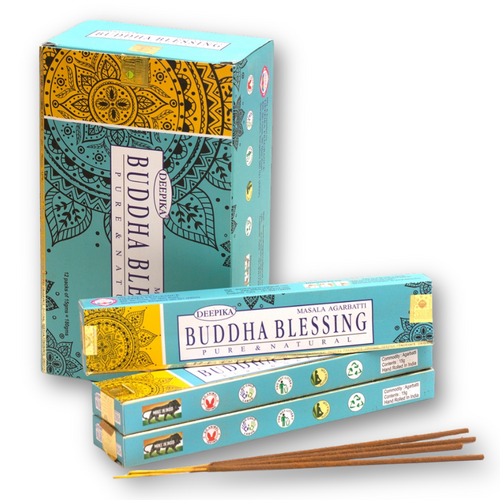 Deepika Incense BUDDHA BLESSING 15g BOX of 12 Packets