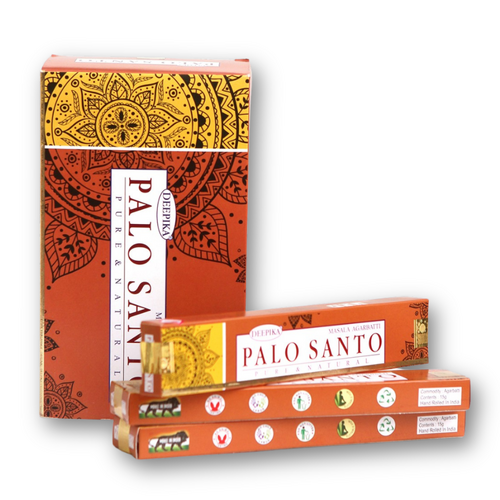 Deepika Incense PALO SANTO 15g BOX of 12 Packets