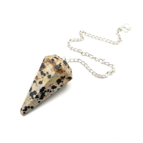 Gemstone Pendulum DALMATION JASPER