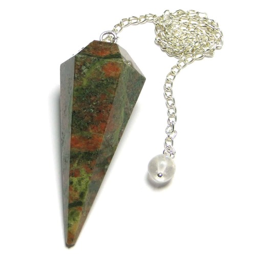 Gemstone Pendulum UNAKITE
