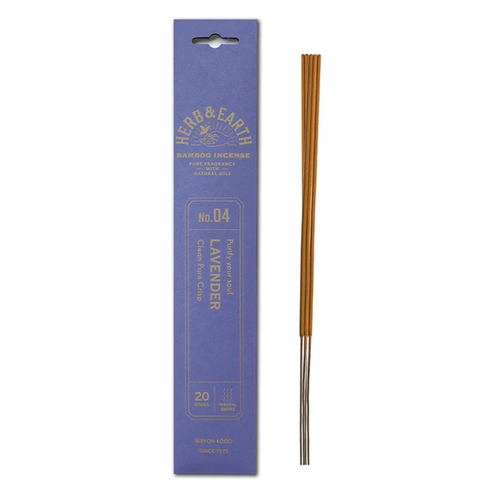Herb & Earth Incense LAVENDER 20 stick packet