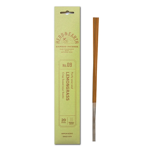 Herb & Earth Incense LEMONGRASS 20 stick packet