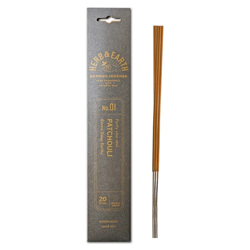 Herb & Earth Incense PATCHOULI 20 stick packet