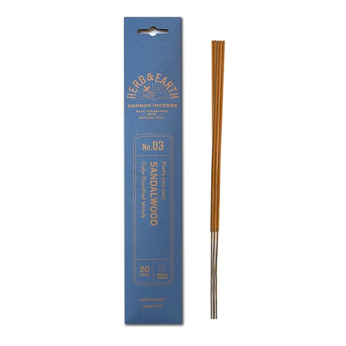 Herb & Earth Incense SANDAL 20 stick packet