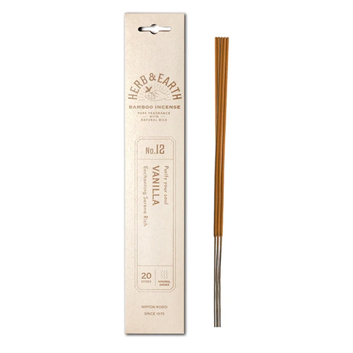 Herb & Earth Incense VANILLA 20 stick packet
