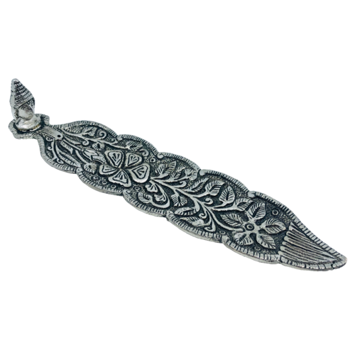 Incense Holder Aluminium Leaf with BUDDHA