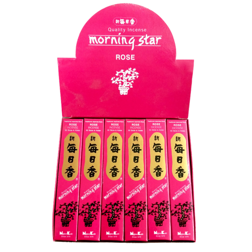 Morning Star ROSE 50 stick BOX of 12 Packets