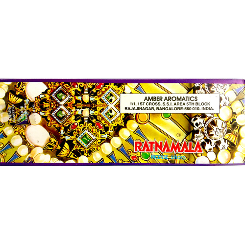 Amber Aromatics RATNAMALA 20 stick hex BOX of 6 Packets